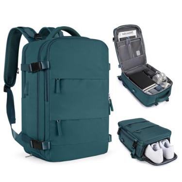 Imagem de Mochila de viagem coofay para mulheres e homens impermeável 25L