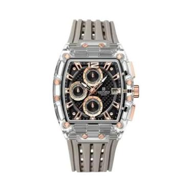 Imagem de Relógio Cronógrafo Quartz Masculino À Prova d'Água 5ATM NAVIFORCE Com 