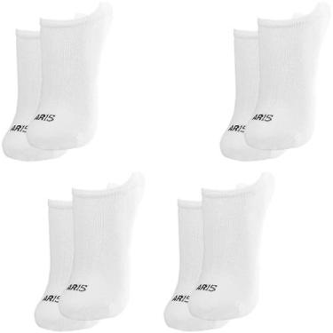 Imagem de Kit 4X Meia Invisível AR15 Sport Poliamida Algodão Premium - Branco