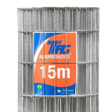 Imagem de TELA SOLDADA TAG MALHA 5x15cm FIO 2,76mm RL 15X2,0m