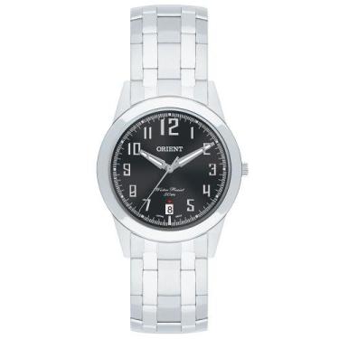 Imagem de Relógio ORIENT masculino preto prata MBSS1132A P2SX