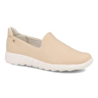 Imagem de Tênis Fem Piccadilly Slip On Napa Pontilhado Bege 970103-29 Tamanho:37