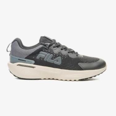Imagem de Tênis Esportivo Corrida Masculino Fila Duality 2 Preto, 42, Preto