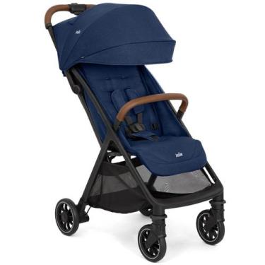 Imagem de Carrinho de bebe pact pro com capa de chuva azul deep sea - joie