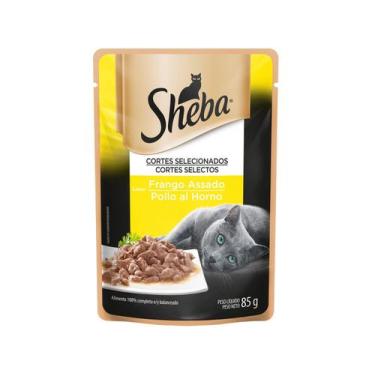 Imagem de Ração Úmida para Gato Adulto Sachê Sheba - Cortes Selecionados Frango 