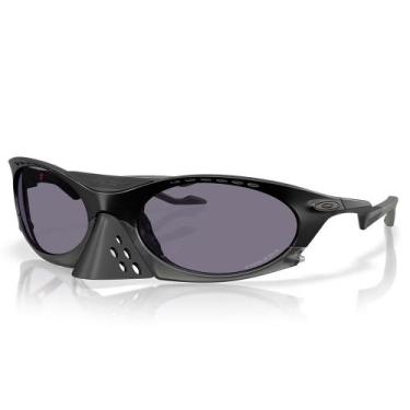 Imagem de Óculos de Sol Oakley Plantaris Matte Black Prizm Grey, Preto