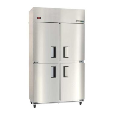 Imagem de Geladeira Comercial Venâncio 4 Portas Eco Compact para Uso Profissional Inox MCECV4P 220V