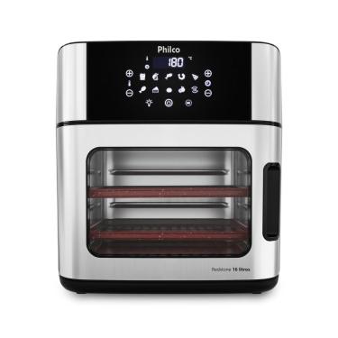 Imagem de Fritadeira Air Fryer Oven Philco PAF16A 16L Inox e Preto 1900W Painel Digital sem Óleo 127V