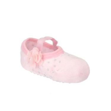 Imagem de Meia Sapatilha Bebê Festa 16-20 Pimpolho, Rosa, 16-20
