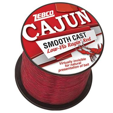 Imagem de Zebco Linha de pesca Cajun Line Smooth Cast, Low Vis Ragin' Red, 1800 jardas/2,7 kg (CLLOWVISQ6C.SW6)
