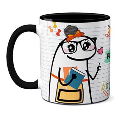 Imagem de Caneca Professora De Português Tem Que Prestar Atenção (Preta)