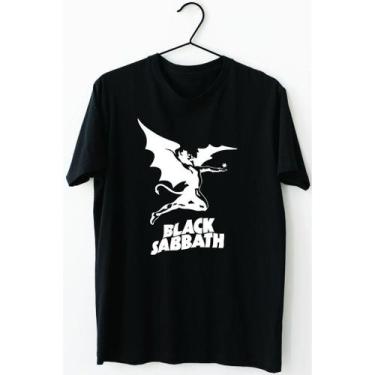 Imagem de Camiseta Black Sabbath 100% Algodão Rock - King Of Print