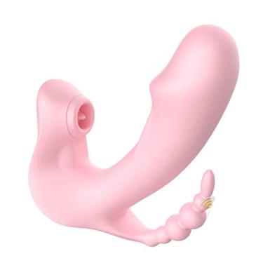 Imagem de Vibrador Sexual Feminino Erótico Estimulador 3 em 1 Brinquedo Feminino Com Controle Remoto Zatla