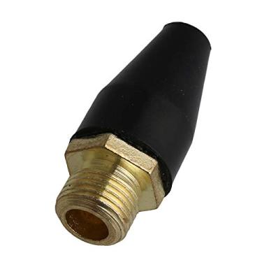 Imagem de RDEXP Automotive Vehicle Accessory Air Tool Parts 1/8 polegadas MNPT Black Rubber Tip Air Nozzle for Blow Tool