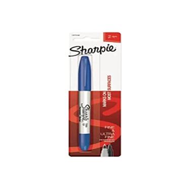 Imagem de Blister com 1 Marcador Permanente Sharpie Twin Azul, 1789413, Azul