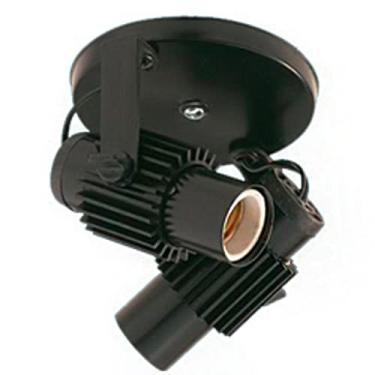Imagem de DIVERSAS Spotlight Preto Polido E27 40W Bivolt Polipropileno e Aço