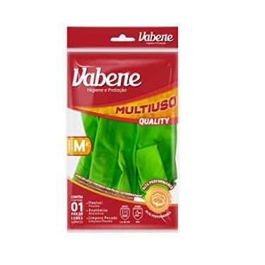 Imagem de Vabene Luva Multiuso Limp.Moderada Quality Verde Tam.M