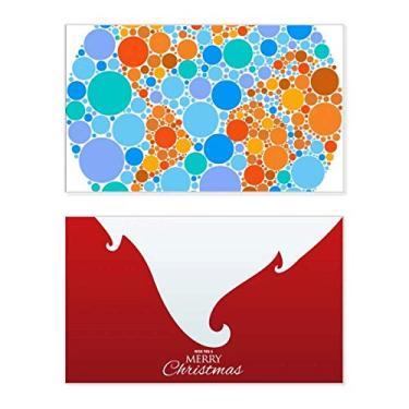 Imagem de Mapa-múndi azul laranja terra, feriado, cartão de felicitações, mensagem de Natal