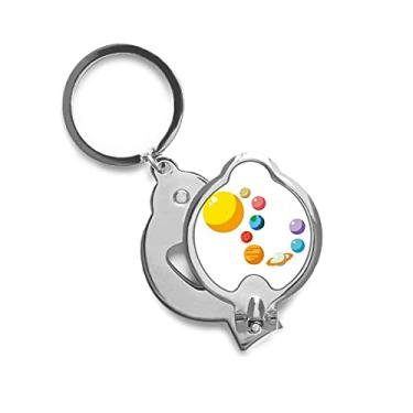 Imagem de Cortador de unhas planetary Bodies com sistema solar e tesoura de aço inoxidável