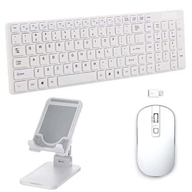 Imagem de Teclado, Mouse, Suporte - iPad 5 e 6-9,7" Branco