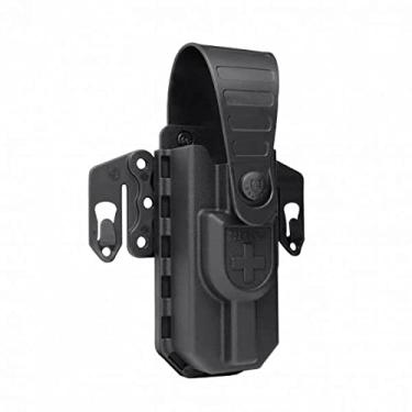 Imagem de Porta Torniquete e Tesoura Em Polímero com Plataforma para Colete Tático Fast Bélica… (Preto)