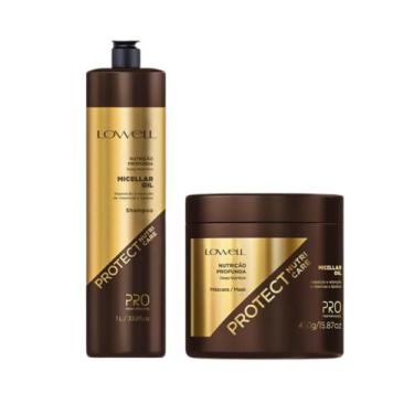 Imagem de Shampoo  Protect Care Pro 1000ml+Mascara 450Gr - Lowell