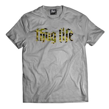 Imagem de Camiseta Skull Clothing Thug Life Masculina-Masculino