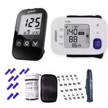 Imagem de Aparelho Medidor De Pressão Onrom+ Medidor De Glicose Gtech