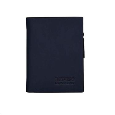 Imagem de TOKSHOP Carteira em Couro Com Vários Compartimentos Para Cartões CNH Cédulas + Porta Moedas (Azul)