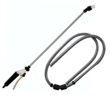 Imagem de Lança Gatilho Descarga Universal+ Mangueira Com Conexões Pulverizador Guarany Sp Bomba Costal Veneno Simétrico 16 E 20 Litros S3 E S6 Peças De Reposição Kit