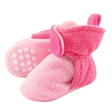 Imagem de Luvable Friends Botas de lã aconchegantes para bebês meninas, Rosa claro e rosa escuro, 12-18 meses