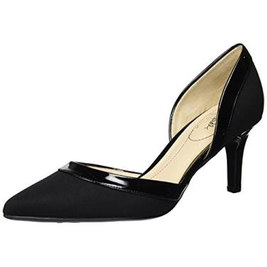 Imagem de LifeStride Sapato feminino Saldana, Micro tecido preto, 10 Wide