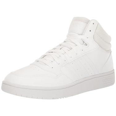 Imagem de adidas Tênis masculino Hoops 3.0 Mid, Branco/Branco., 44
