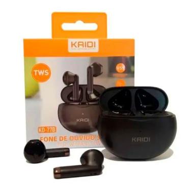 Imagem de Fone De Ouvido Bluetooth 5.1 Sem Fio Kaidi Tws Kd-771, Preto