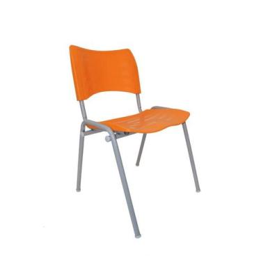 Imagem de Cadeira Secretaria Turim Fixa BC - Maiart, Laranja