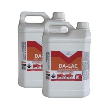 Imagem de Kit 2 Desincrustante Ácido DALAC Limpador Concentrado 5L - Borlen
