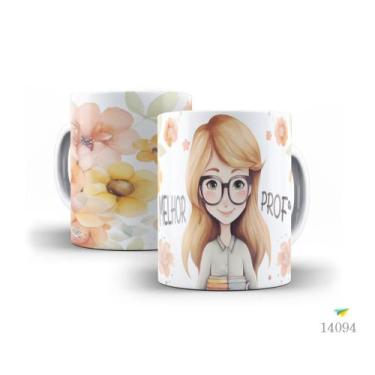 Imagem de Caneca dia dos professores floral 07 - LiveSub