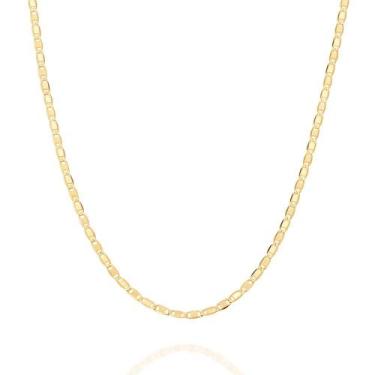 Imagem de Cordão Rommanel Feminino 50cm Fita Banhado A Ouro 531156, Dourado