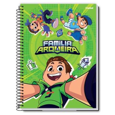 Imagem de Caderno Escolar Youtuber Robin Hood 1 Matéria 80Fl Capa Dura - Credeal