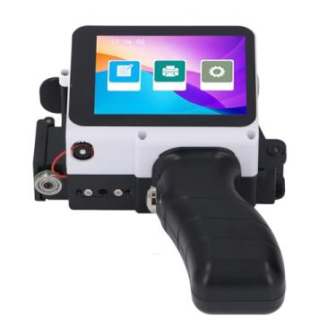 Imagem de Impressora Portátil, Máquina de Impressão a Jato de Tinta para Código de Barras, Etiqueta de Data, Número de Lote, Suporte para Materiais Em Vários Idiomas