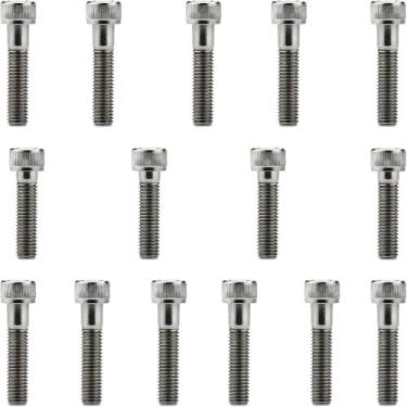 Imagem de Kit parafusos inox tampa motor lateral esquerda+direita CG125 1989 a 1