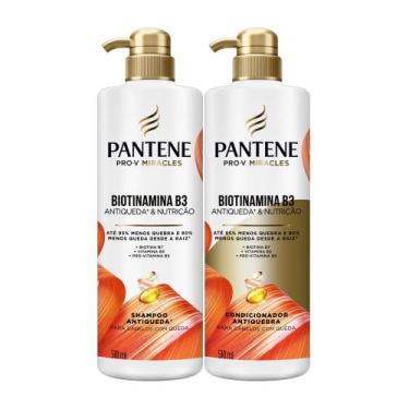 Imagem de Kit Shampoo E Condicionador Pantene Pro-V Miracles Biotinamina B3 510m