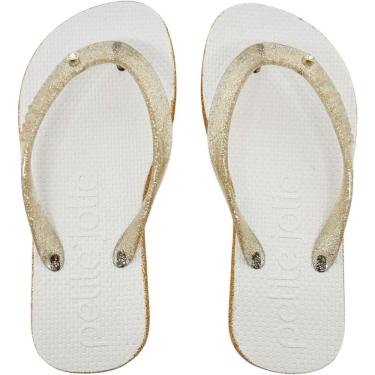 Imagem de Chinelo Dedo Infantil Menina Casual Dia a Dia Borracha com Glitter Petite Jolie Pj6970in