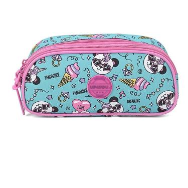 Imagem de Estojo Escolar Duplo Panda Up4You Luxcel