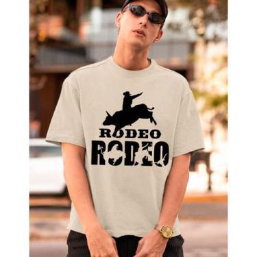 Imagem de Camiseta Masculina Estampado Festa De Peao Rodeio Sertanejo Touro 2025