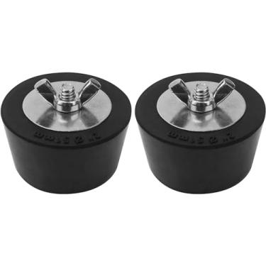 Imagem de GEAIN Tampão De Expansão Para Piscina 1,6" A 2", Inverno Com Parafuso Aço Inoxidável, Parafusos Borracha Resistente (2 Peças)