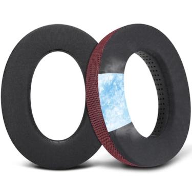 Imagem de SOULWIT Almofadas Auriculares Para Sennheiser Hd599/Hd598/Se/Cs/Sr/Hd595/Hd569/Hd560S/Game Zero/G4Me Zero, Pc37X/Pc38X/Pc350/Pxc350/Pxe350/Pc360/Hd380/Hd380 Pro - Borgonha