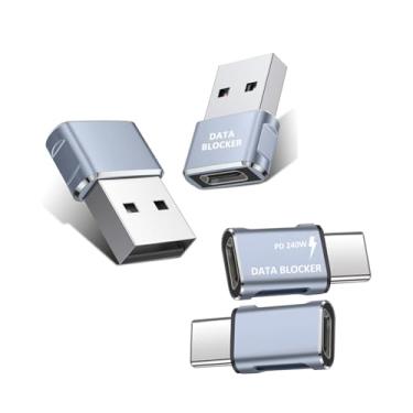 Imagem de Bloqueador de dados USB – protege contra sucos, à prova de hackers 100% garantido, para iPhone 15 e séries 16 e muito mais, proteção contra download ilegal, qualquer outro carregamento de dispositivo