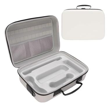 Imagem de VBESTLIFE Caso de Transporte para Switchs 2, Com Slots de Cartas de 24 Jogos, Bolsa de Caixa de Transporte de Casca Dura Protetora para Console e Acessórios (Branco)