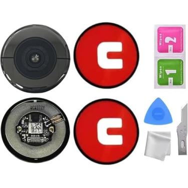 Imagem de Substituição de vidro traseiro traseiro para Samsung Galaxy Watch 6 (40 mm-44 mm) Watch 6 Classic (43 mm-47 mm) com peça completa montada, lente traseira de vidro preto